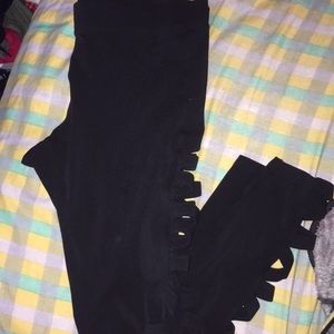 Ladder cut leggings
